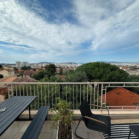 T4 Avec Terrasse Et Garage Prive * ツーロン