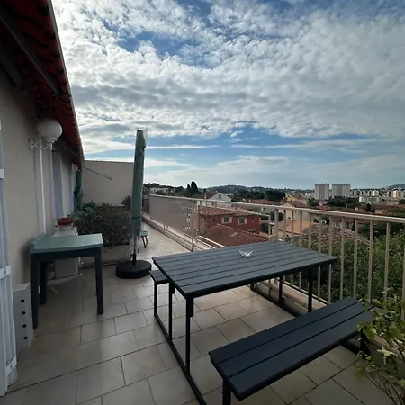 T4 Avec Terrasse Et Garage Prive * 툴롱